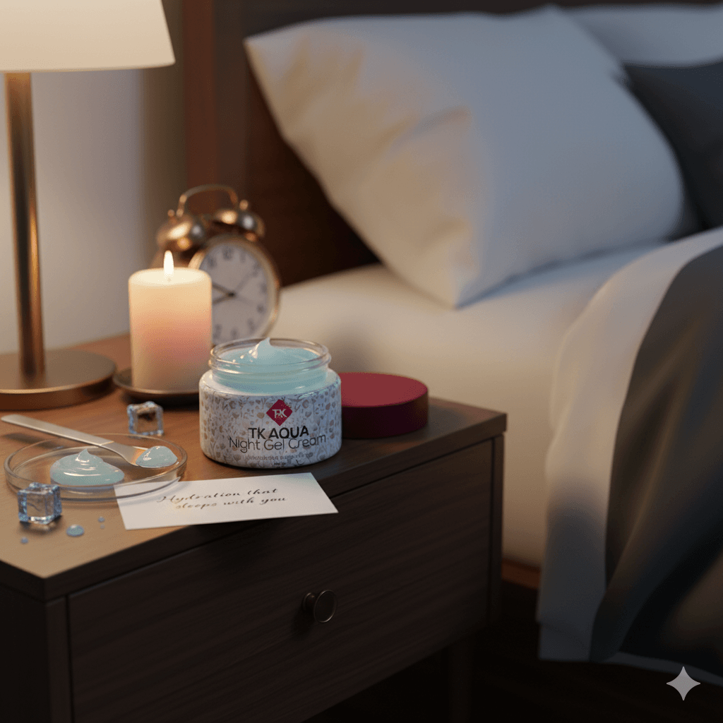 Aqua Night Gel Cream Scene