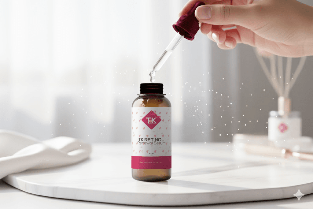 Tk Retinol Renewal Serum Scene