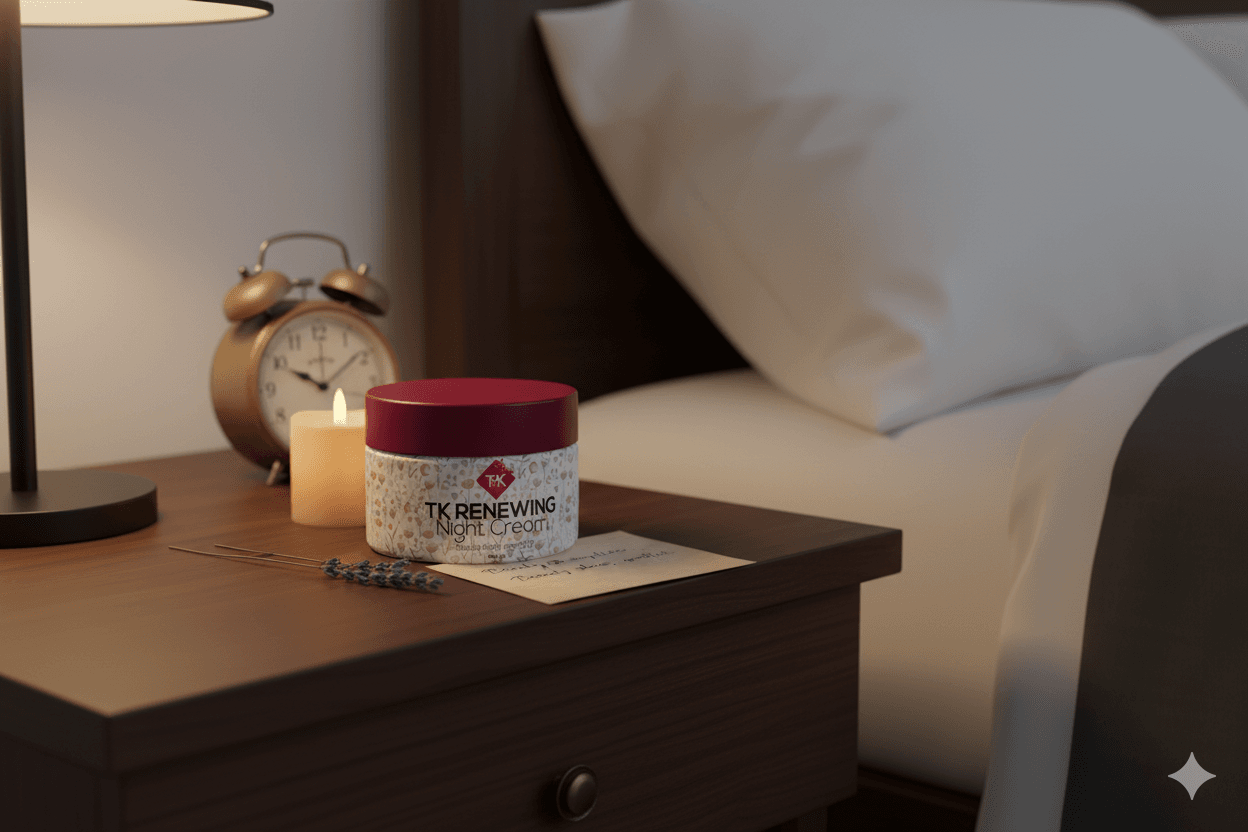 Tk Renewing Night Cream Scene