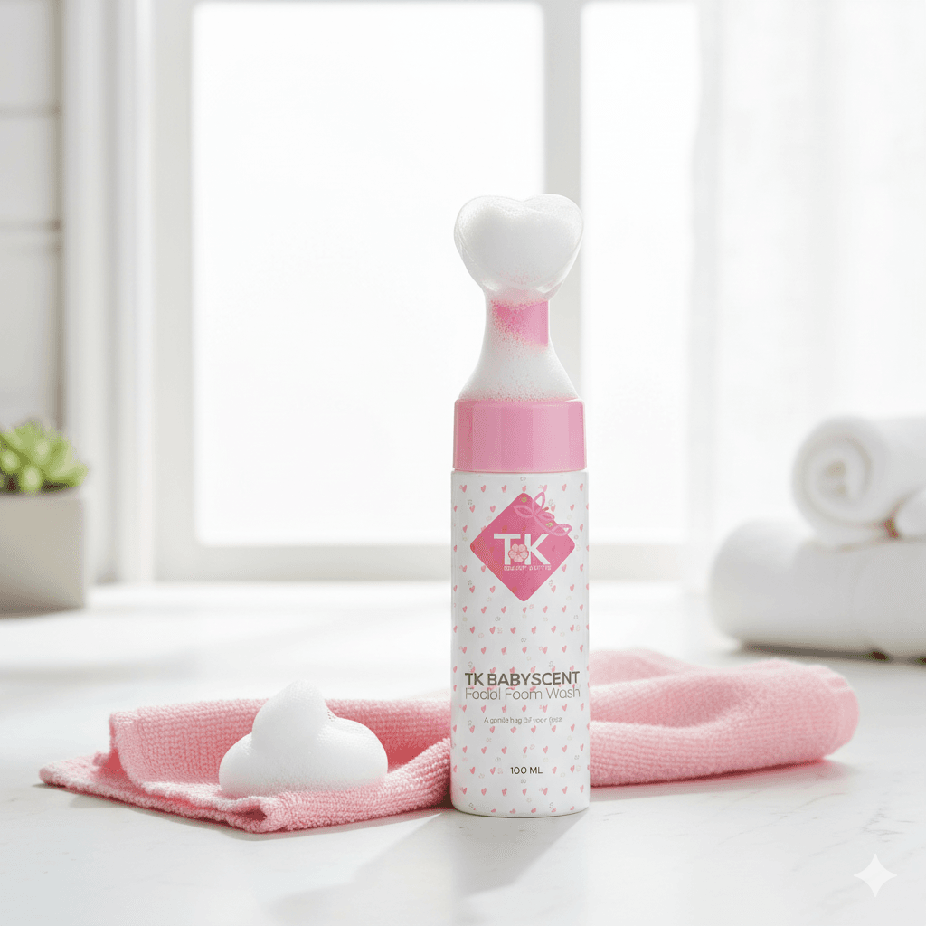 Tk Babyscent Facial Foam Wash Scene B